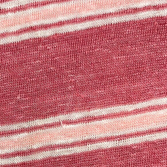 Joie Brellen Twist-back Tank Striped Maxi Dress Small 100% Linen Tropic Red - Picture 5 of 12